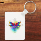 Porte-clés Dragonfly en arc-en-ciel (Verso)