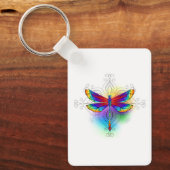 Porte-clés Dragonfly en arc-en-ciel (Recto)