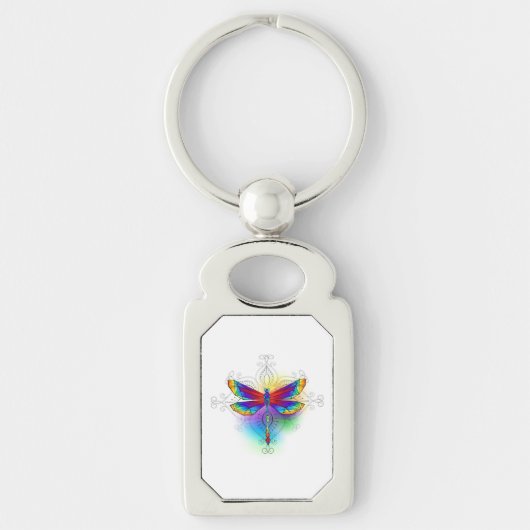 Porte-clés Dragonfly en arc-en-ciel (Devant)