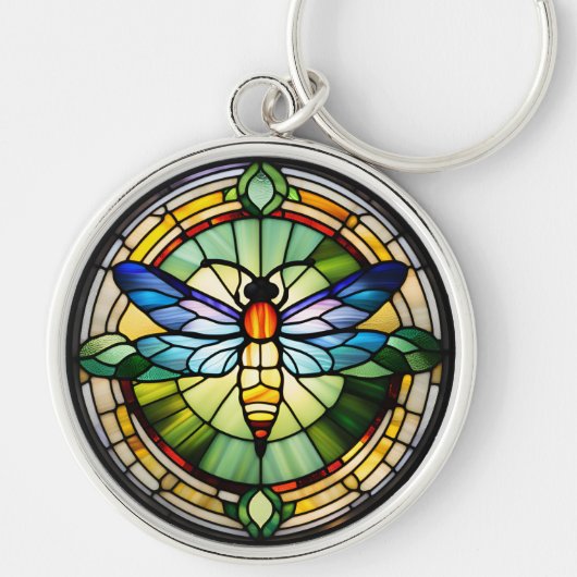 Porte-clés Dragonfly en verre (Devant)
