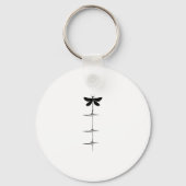 Porte-clés Dragonfly Hearbeat EKG Pulse Nature Insect Dragon (Recto)