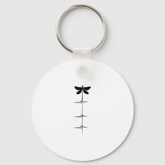Porte-clés Dragonfly Hearbeat EKG Pulse Nature Insect Dragon (Recto)