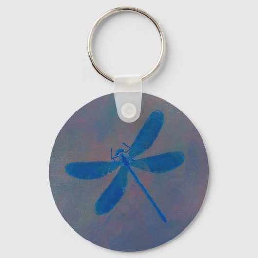 Porte-clés Dragonfly Indigo Dream (Recto)
