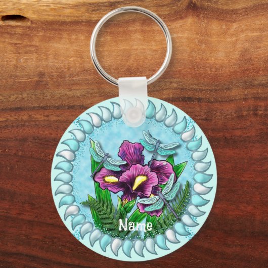 Porte-clés Dragonfly Iris (Recto)