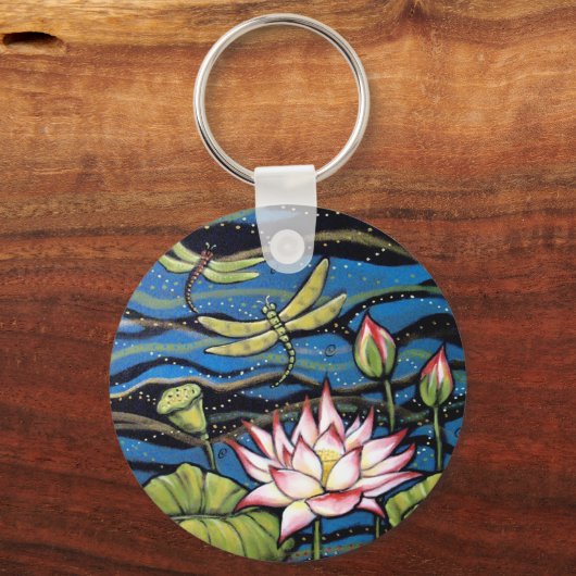 PORTE-CLÉS DRAGONFLY LOTUS (Recto)