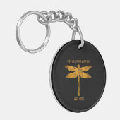 Porte-clés Dragonfly Lover | Not All Who Wander Are Lost (Devant gauche)