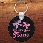 Porte-clés Dragonfly World's Best Nana Gift (Recto)
