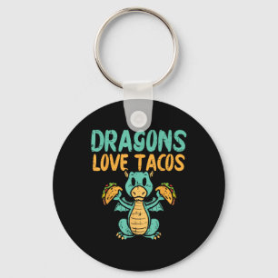 Porte-clés Dragons Aimer Tacos Cute Cinco De Mayo Cuisine mex