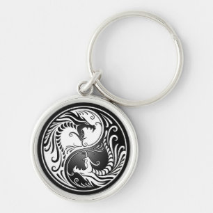 Porte-clés Dragons de Yin Yang