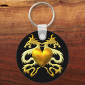 PORTE-CLÉS DRAGONS DU COEUR D'OR (Recto)