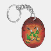 Porte-clés Dragons - Joyeux Halloween ! Aujourd'hui je vais c (Devant gauche)