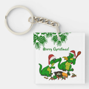 Porte-clés Dragons - Joyeux Noël ! - aujourd'hui je vais cuis