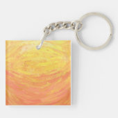 Porte-clés Dragons Oeil orange et noir Monogramme (Dos)