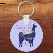 Porte-clés dramatique lamama (Recto)