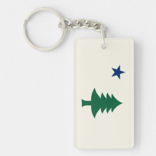 Porte-clés Drapeau 1901 du Maine