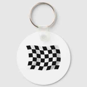 Porte-clés Drapeau à Damier
