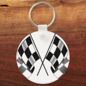Porte-clés drapeau à damiers (Recto)