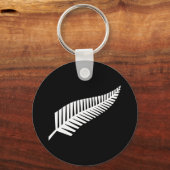 Porte-clés Drapeau à fougère argentée (NZ) (Recto)