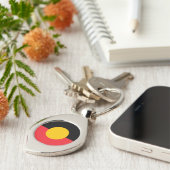 Porte-clés Drapeau aborigène australien (Côté )
