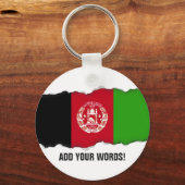 Porte-clés Drapeau Afghanistan (Recto)