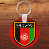 Porte-clés Drapeau Afghanistan (Recto)