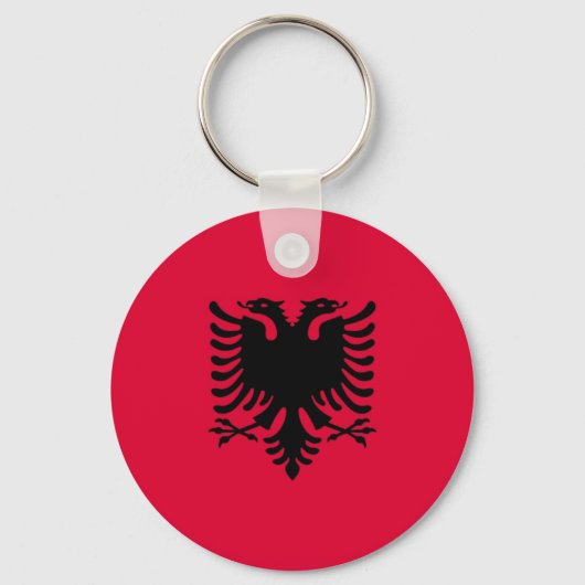 Porte-clés Drapeau albanais (Recto)