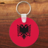 Porte-clés Drapeau albanais (Recto)
