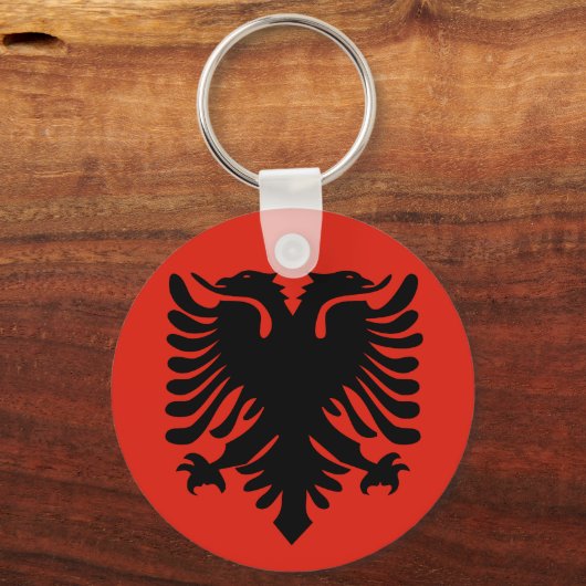 Porte-clés Drapeau albanais (Recto)
