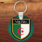 Porte-clés Drapeau Algérie (Recto)