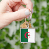 Porte-clés Drapeau Algérie (main)