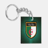 Porte-clés Drapeau Algérie (Devant gauche)
