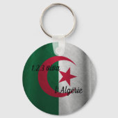 PORTE-CLÉS DRAPEAU ALGÉRIEN (Recto)