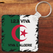 PORTE-CLÉS DRAPEAU ALGÉRIEN (Verso)