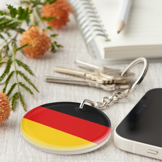 Porte-clés Drapeau allemand (Devant droit)
