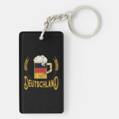 Porte-clés Drapeau allemand Deutschland Bière Lover Oktoberfe (Dos)