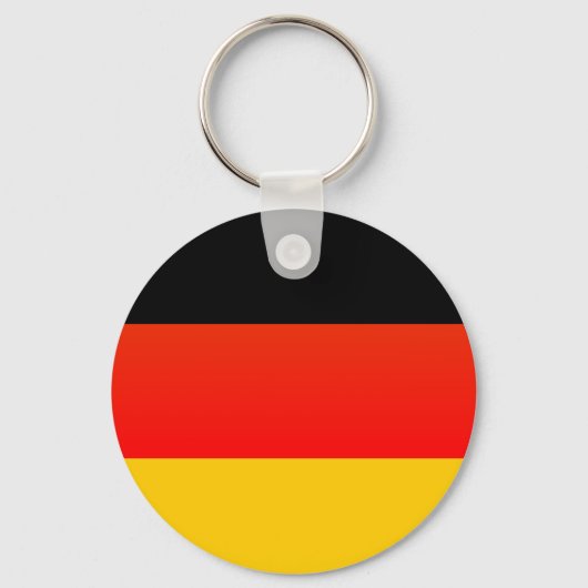 Porte-clés Drapeau allemand ou allemand (Recto)