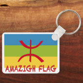 Porte-clés Drapeau Amazigh - Drapeau Amazigh Drapeau (Recto)