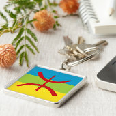 Porte-clés Drapeau Amazigh Drapeau Berber Drapeau Kabyles (Côté)