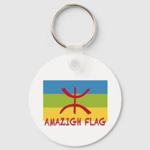 Porte-clés Drapeau Amazigh - Drapeau berbère - Drapeau Amazig
