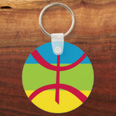 porte-clés drapeau amazigh sleutelhanger (Voorkant)