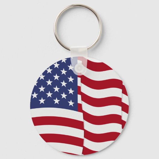 Porte-clés Drapeau américain (Recto)