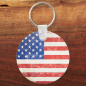 Porte-clés Drapeau américain (Recto)