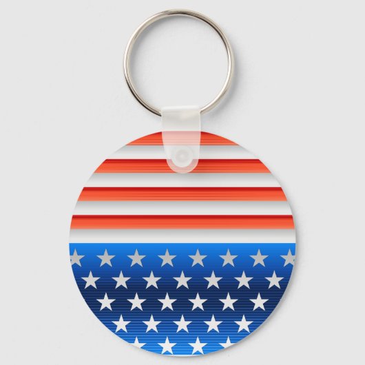 Porte-clés Drapeau américain (Recto)