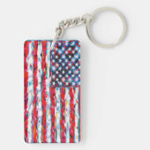 Porte-clés Drapeau américain (Dos)