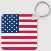 Porte-clés Drapeau Américain (Dos)