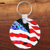 Porte-clés Drapeau américain (Recto)