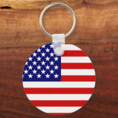 Porte-clés Drapeau américain (Recto)