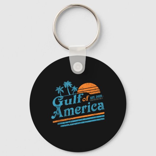 Porte-clés Drapeau Américain 2025 Golfe M (Recto)