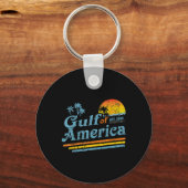 Porte-clés Drapeau Américain 2025 Golfe M (Recto)