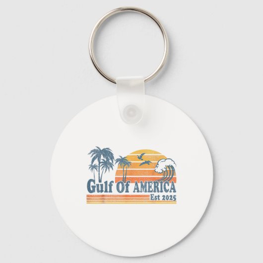 Porte-clés Drapeau Américain 2025 Golfe M (Recto)